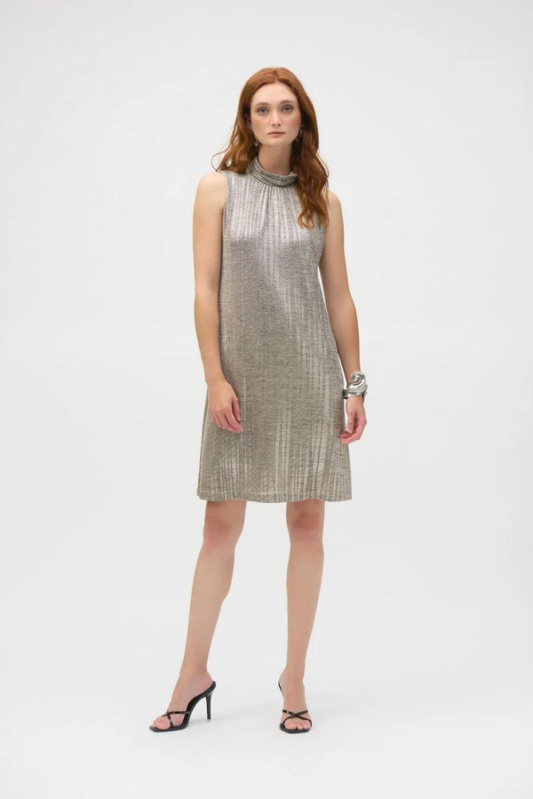 Joseph Ribkoff Dress Style 252216 Beige/Gold