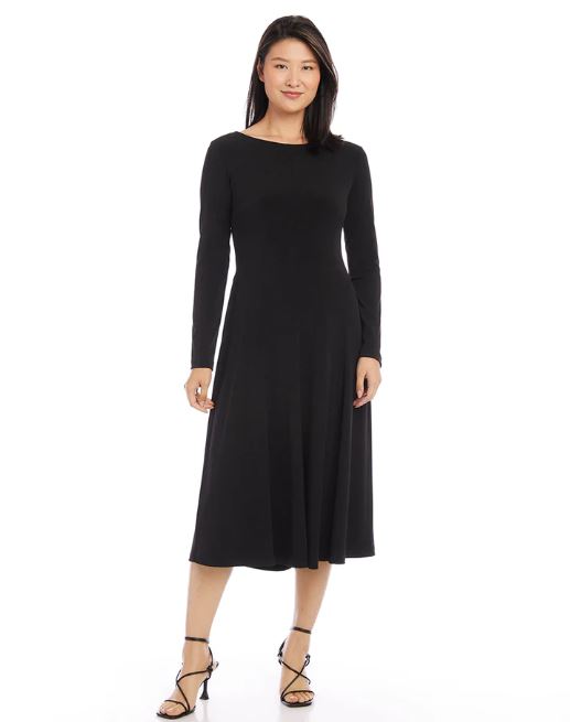 Karen Kane Kate Midi Dress Black