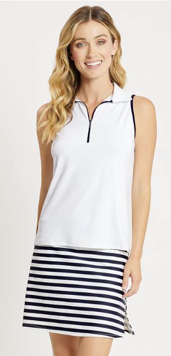 Jude Connally Lily Top White Navy