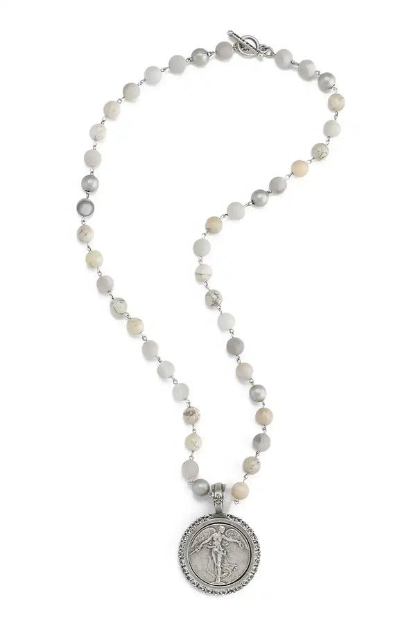 French Kande The Brigitte Necklace – Lily Agate Mix
