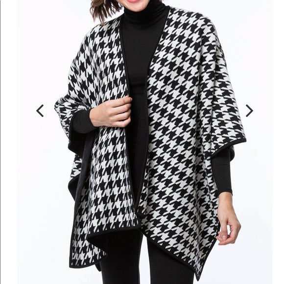 Tyler Boe Houndstooth Double Sided Wrap Oxford/Black