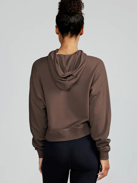 tasc Studio Fleece Hoodie Mocha