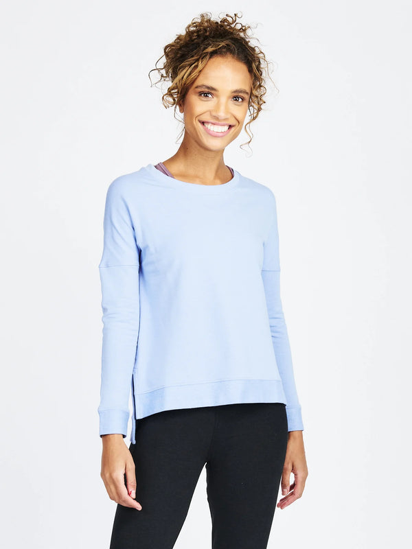 tasc Riverwalk French Terry Casual Sweatshirt Haze