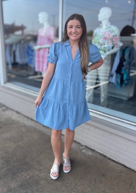 Dylan Parker Dress Denim M / Denim Dylan Parker Dress Denim M / Denim