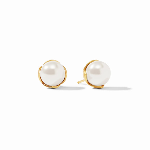 Julie Vos Penelope Gold Stud Earring Medium