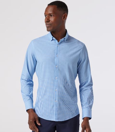 Mizzen+Main Leeward No-Tuck Dress Shirt Province Circle Print
