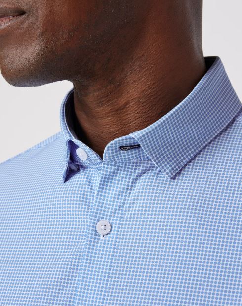 Mizzen+Main Leeward No-Tuck Dress Shirt Province Circle Print