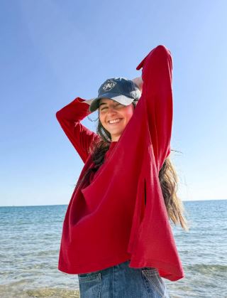 Mersea Catalina Slub Tee Red