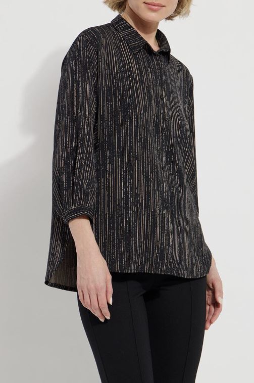 Lysse Renee Blouse Black Vertically