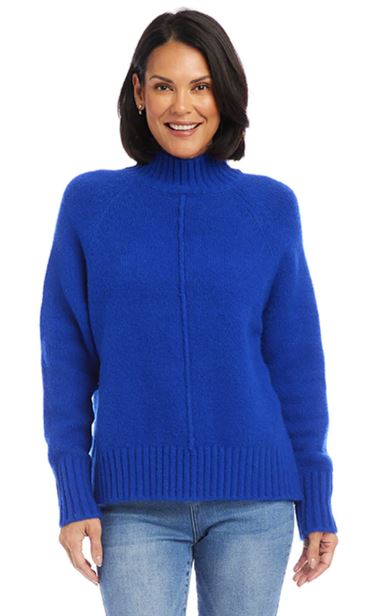 Karen Kane Turtleneck Sweater Royal