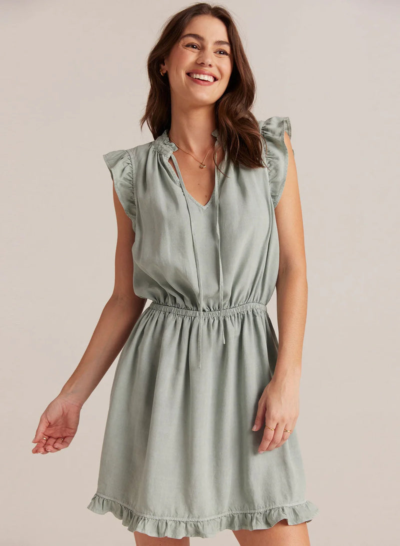 bella dahl ruffle sleeve mini dress Bella Dahl Ruffle Sleeve Mini Dress