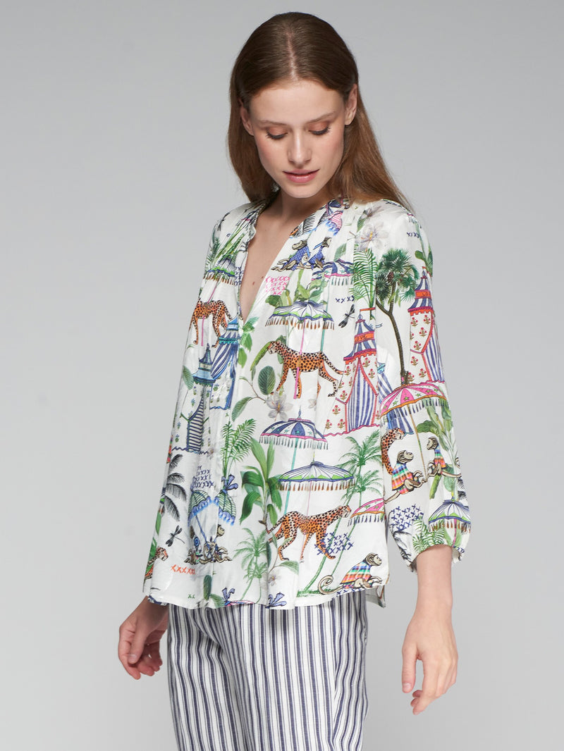 Vilagallo Drew Chillout Shirt White