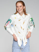 Vilagallo Mafalda Piscina Print Shirt White
