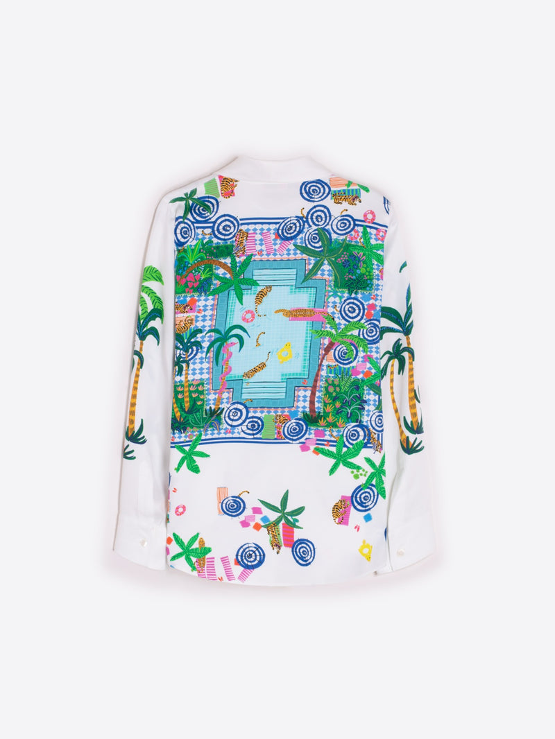 Vilagallo Mafalda Piscina Print Shirt White