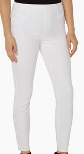 Liverpool Chloe Crop Skinny Bright White