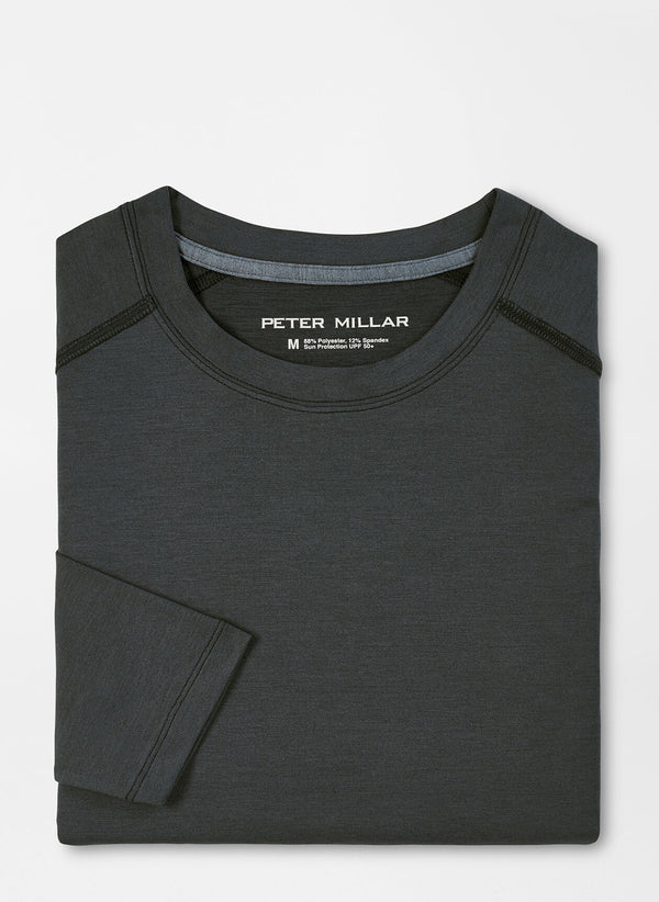 Peter Millar Aurora Performance Long-Sleeve T-Shirt Black