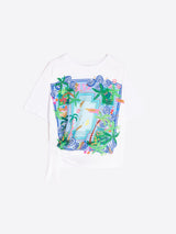 Vilagallo Keira Piscina Print T-Shirt White