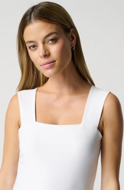 Joseph Ribkoff Square Neck Tank Style 143132 Vanilla