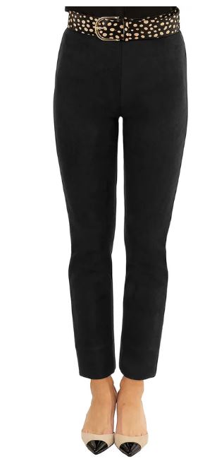 Gretchen Scott Ultra Suede Gripe Less Pull-On Pant Black