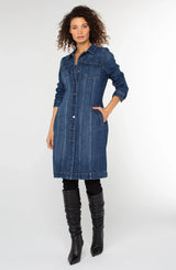 Liverpool Long Trucker Jacket Centerbrooke