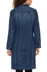 Liverpool Long Trucker Jacket Centerbrooke