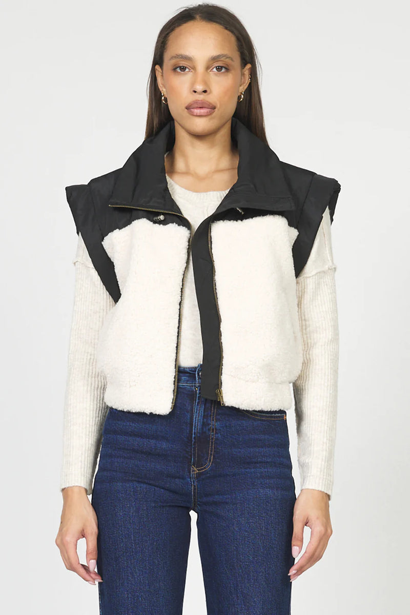 Dear John Rosalia Vest Black/Cream