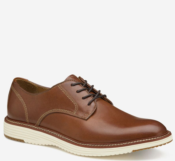 Johnston & Murphy Upton Plain Toe Tan Full Grain