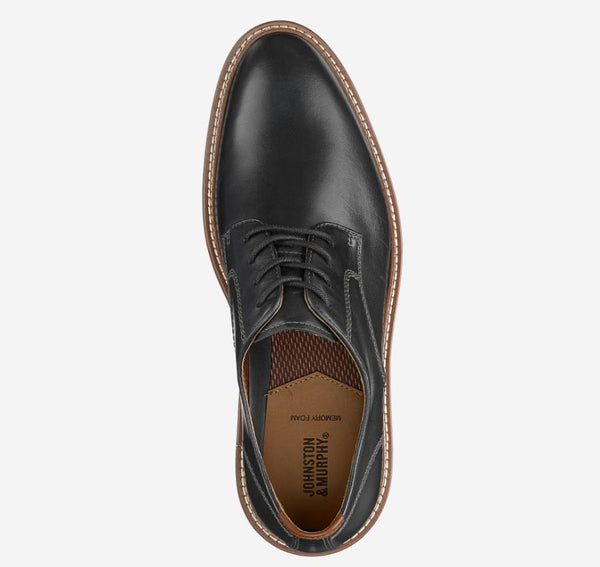 Johnston & Murphy Upton Plain Toe Black