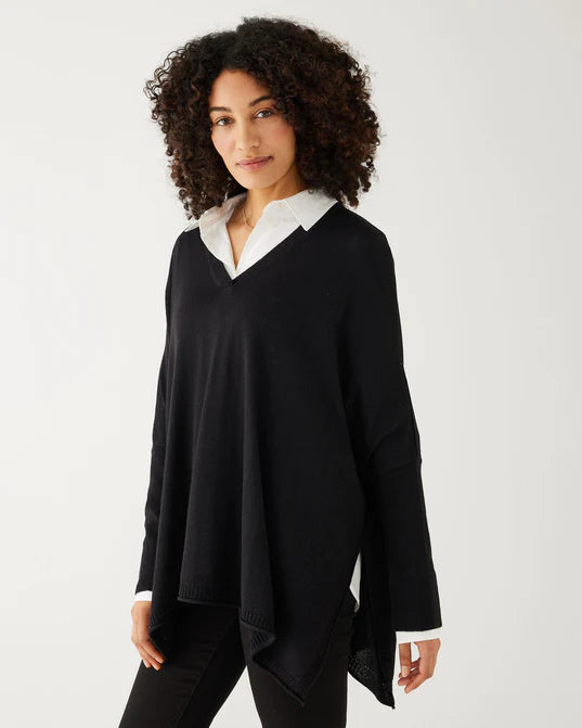 Mersea Catalina V-Neck Sweater Black