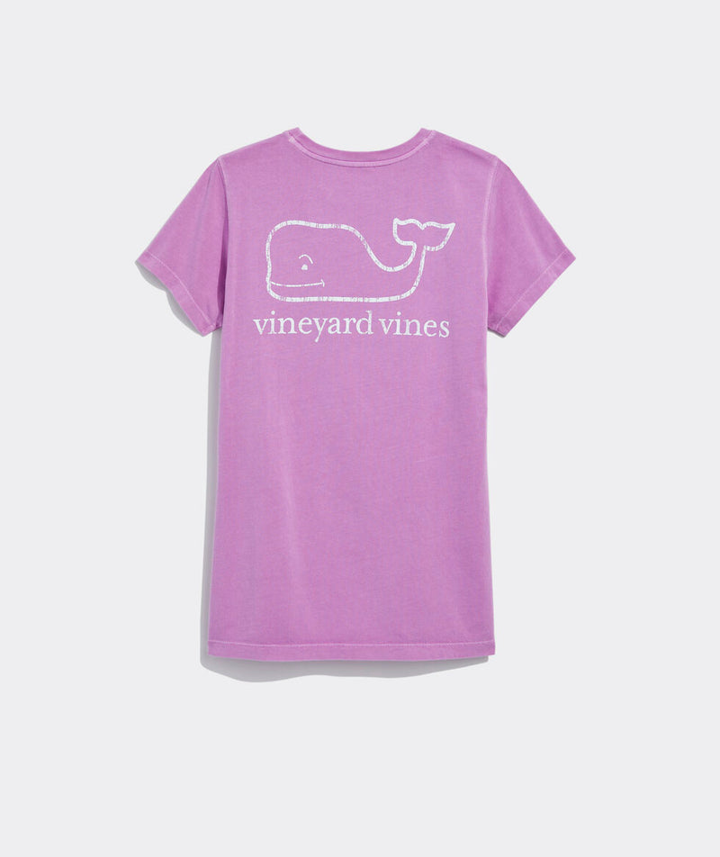 Vineyard Vines Garment Dyed Vintage Whale Short-Sleeve Pocket Tee