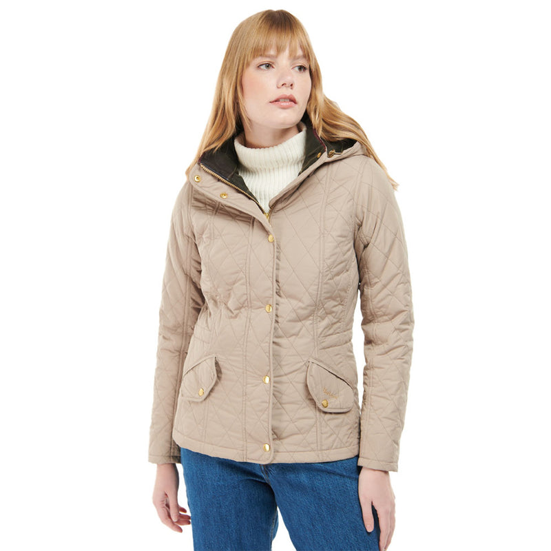 Barbour Millfire Quilted Jacket Beige