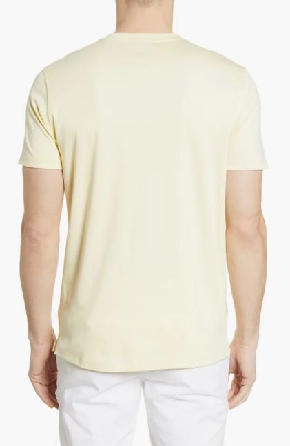 Robert Barakett The Barakett Tee in Pale Yellow