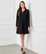 Karen Kane Zip Up Travel Dress Black