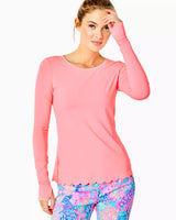 Lilly Pulitzer Renay Scallop Sunguard Lilly's Coral  *