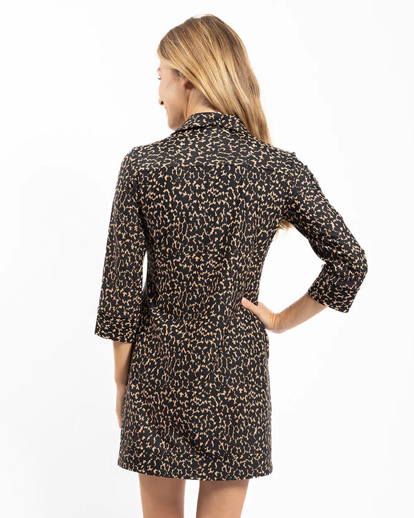 Jude Connally Finley Dress Texture Camel