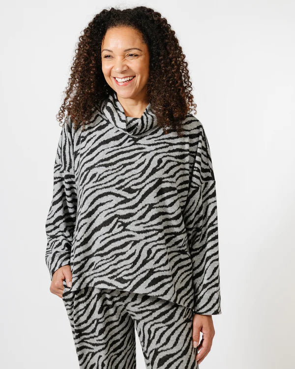Shannon Passero Shakira Pullover Zebra Print