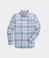 Vineyard Vines Classic Fit Plaid On The Go BRRR Starboard Green