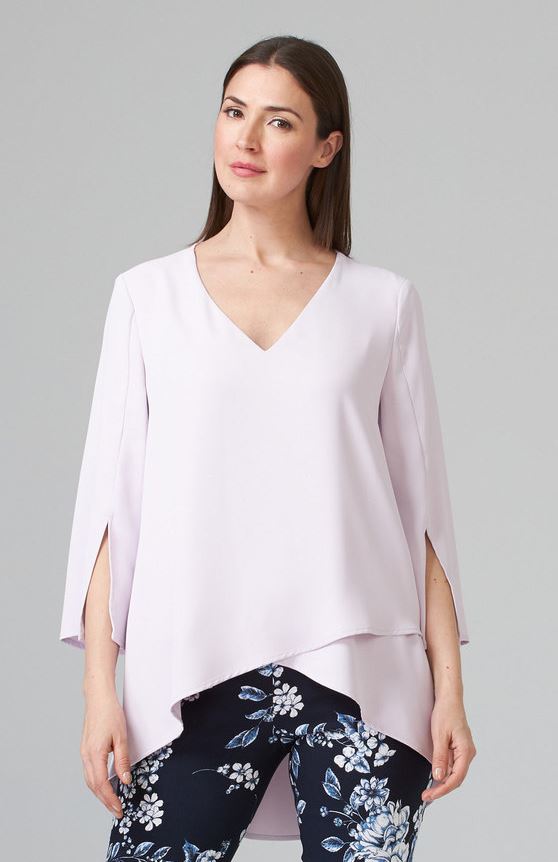 Joseph Ribkoff Blouse Style #201085 Lavender