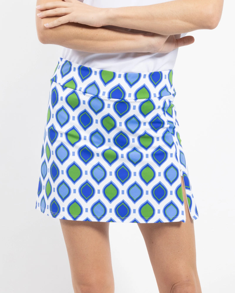 Jude Connally Morgan Skort Jude Stained Glass Cobalt