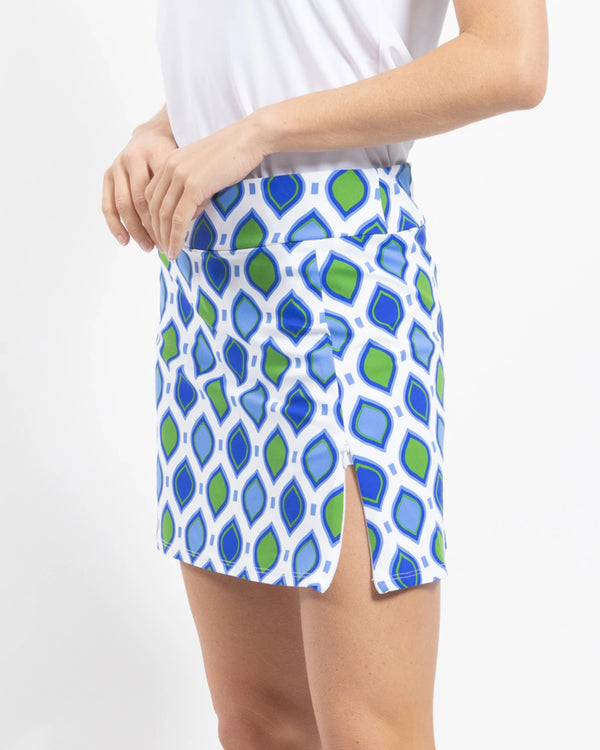 Jude Connally Morgan Skort Jude Stained Glass Cobalt