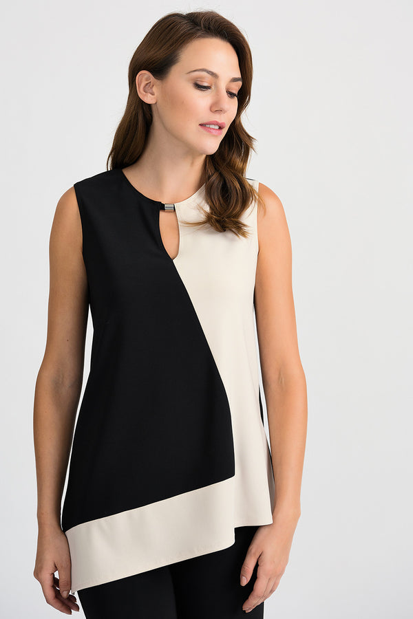 Jospeh Ribkoff Black/Champagne Tunic Style #201413