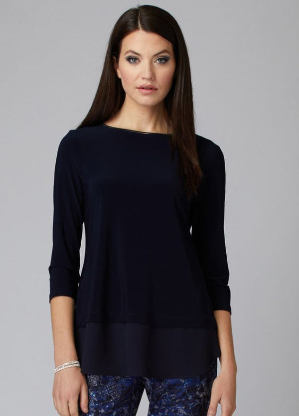 Joseph Ribkoff Midnight Blue Top Style #201534