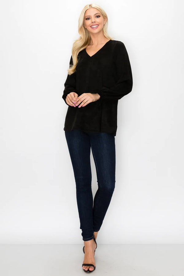 JOH Abigail Top Black