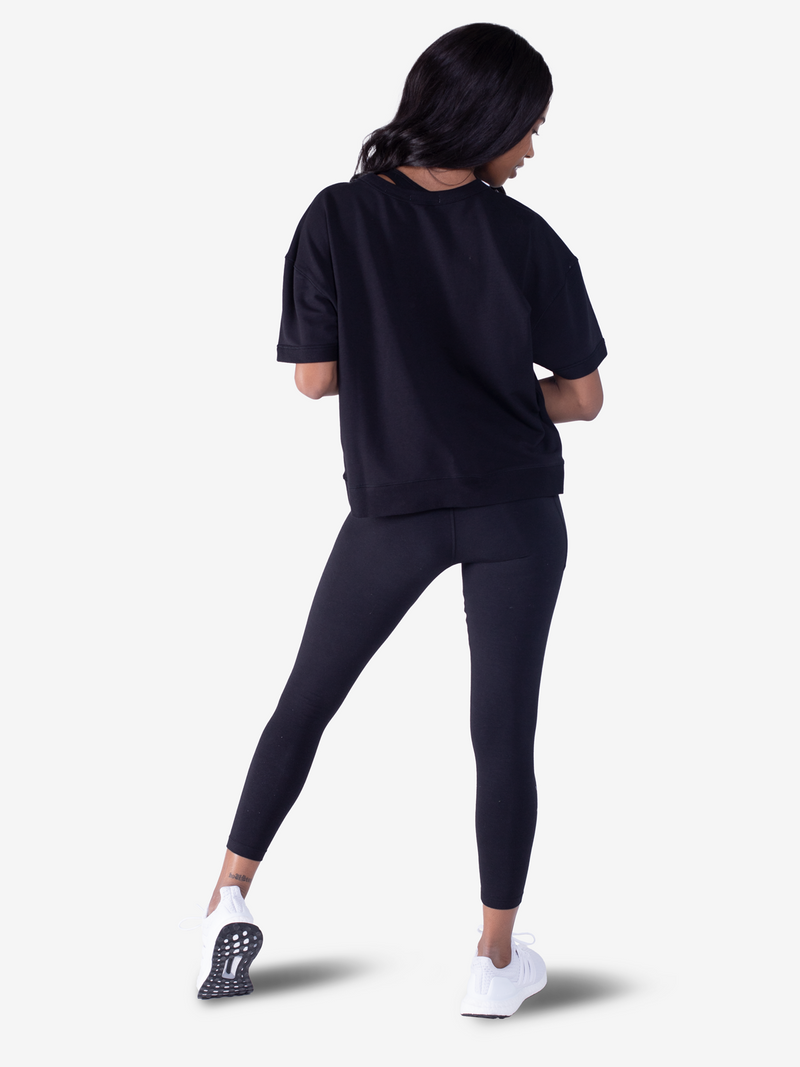 Lightweight short sleeve sweatshirt 2025