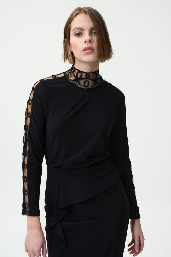 Joseph Ribkoff Black Top Style #224052