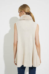 Joseph Ribkoff Faux Fur Vest Style 224957 Oatmeal