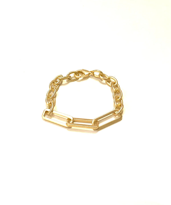 LJ Sonder Bentley Bracelet of Mixed Metals Gold