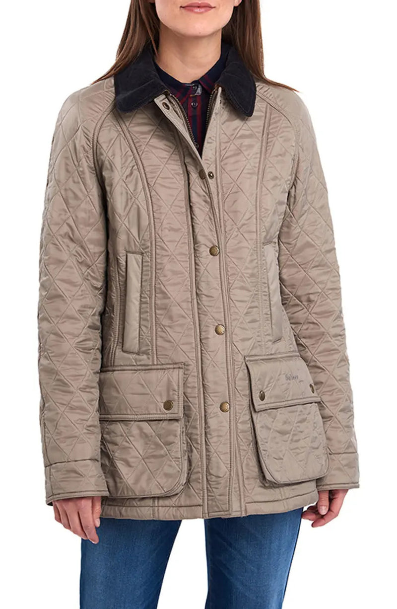 Barbour Beadnell Polarquilt Jacket Doeskin