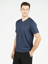 Tasc Carrollton Fitness V-Neck T-Shirt Classic Navy