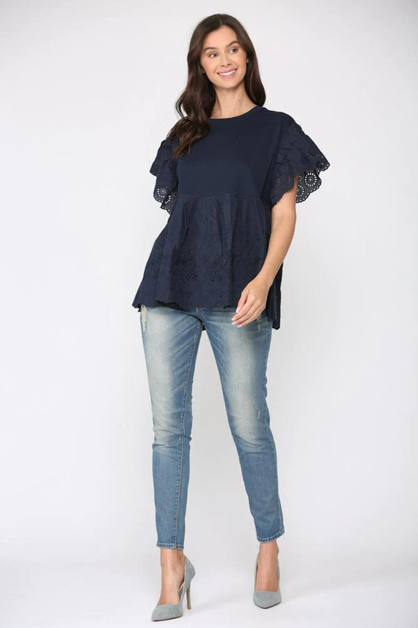 JOH Kayla Top Navy